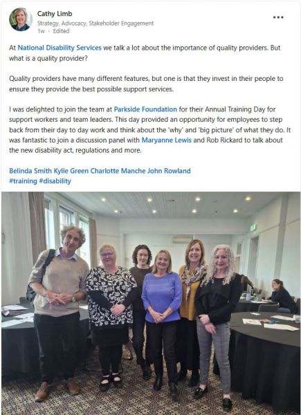 Training week article - Cathy Limb